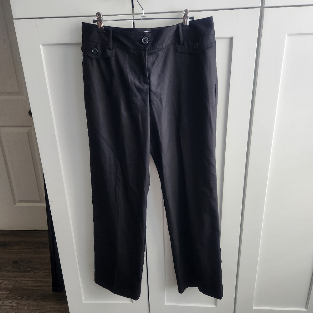 Izod Golf Black Stretch Microfiber Pants 8